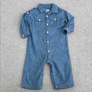 Ralph Lauren Baby Soft Denim Jumpsuit